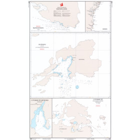 Danish Hydrographic Office - 2250 - Groenland Østkyst. Havneplaner