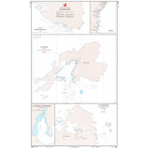 Danish Hydrographic Office - 2250 - Groenland Østkyst. Havneplaner