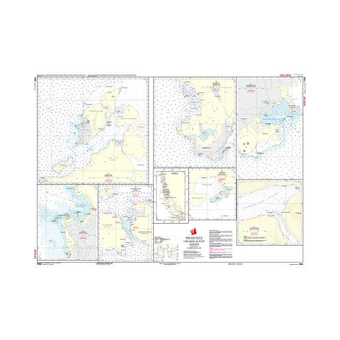 Danish Hydrographic Office - 1650 - Groenland Vestkyst The West Coast of Greenland