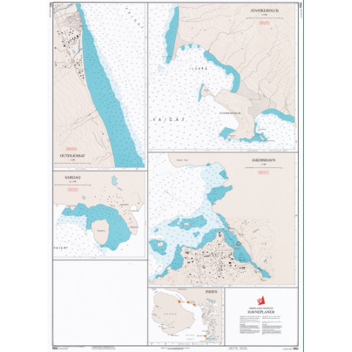 Danish Hydrographic Office - 1552 - Groenland Vestkyst. Havneplaner Danish Hydrographic Office - 1552 - Groenland Vestkyst. Havneplaner