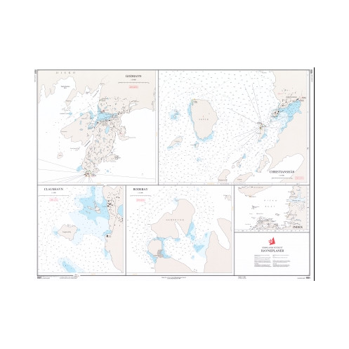 Danish Hydrographic Office - 1551 - Groenland Vestkyst. Havneplaner Danish Hydrographic Office - 1551 - Groenland Vestkyst. Havneplaner