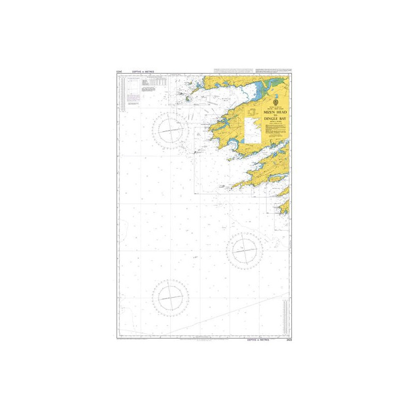 Admiralty - 2423 - nautical chart - Mizen Head to Dingle Bay