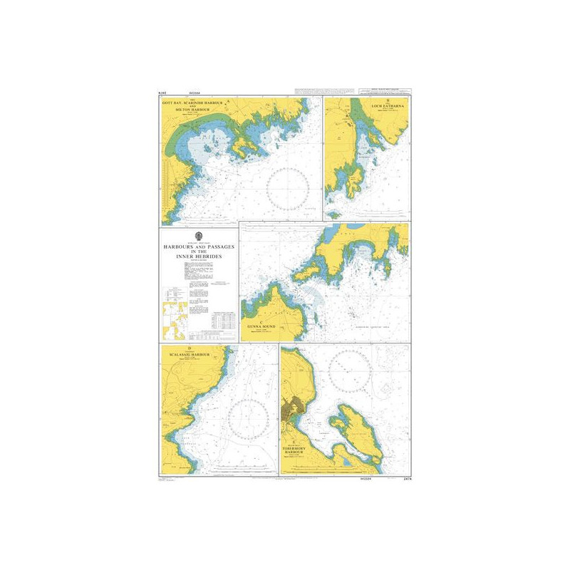 Admiralty - 2474 - Harbours and Passages in the Inner Hebrides