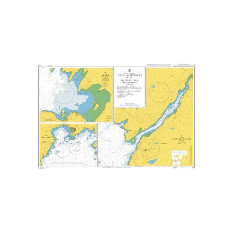 Admiralty - 2476 - Lochs and Harbours in the Sound of Jura and Approaches