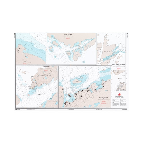 Danish Hydrographic Office - 1550 - Groenland Vestkyst. Havneplaner Danish Hydrographic Office - 1550 - Groenland Vestkyst. Havneplaner