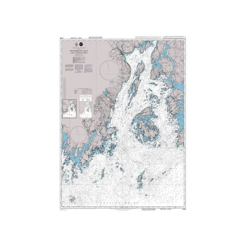 Admiralty - 2486 - Penobscot Bay and Approaches