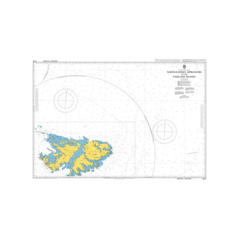 Admiralty - 2518 - North-Eastern Approaches to the Falkland Islands