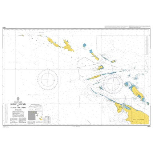 Admiralty - 2526 - carte marine - Détroit de Byron aux îles Jason