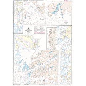 Danish Hydrographic Office - 1450 - Kitaata Sineriaa (Groenland Vestkyst) The West Coast of Greenland. Umiarsualiviit assingi (H