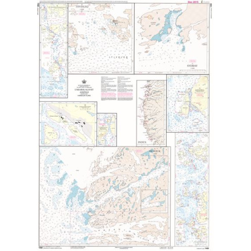 Danish Hydrographic Office - 1450 - Kitaata Sineriaa (Groenland Vestkyst) The West Coast of Greenland. Umiarsualiviit assingi (H Danish Hydrographic Office - 1450 - Kitaata Sineriaa (Groenland Vestkyst) The West Coast of Greenland. Umiarsualiviit assingi (H
