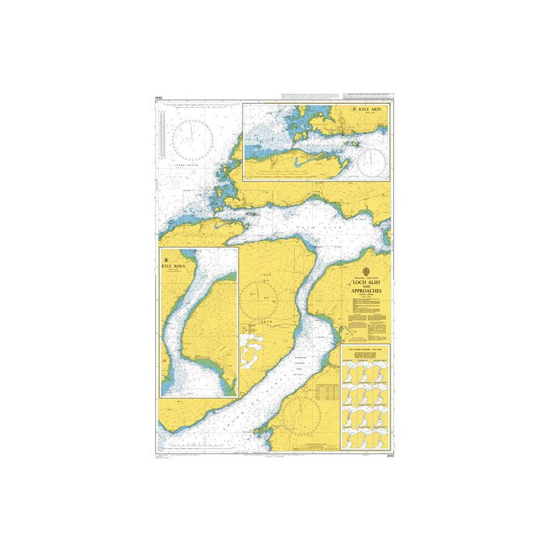 Admiralty - 2540 - Loch Alsh and Approaches
