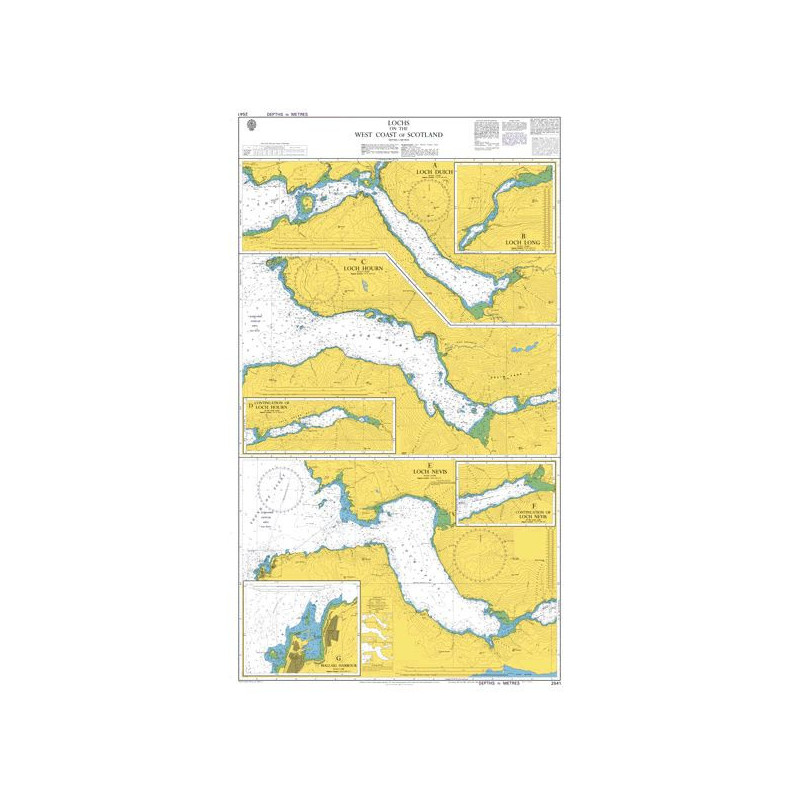 Admiralty - 2541 - Lochs on the West Coast of Scotland