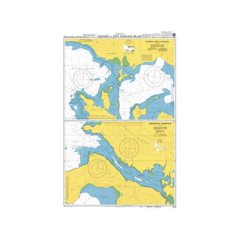 Admiralty - 2544 - Passages in West Falkland Island