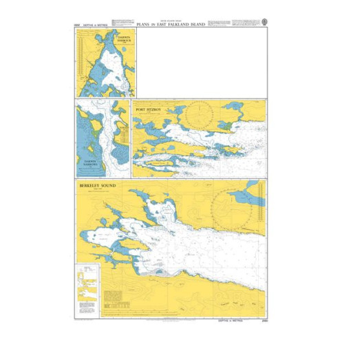Admiralty - 2550 - Plans in East Falkland Island Admiralty - 2550 - Plans in East Falkland Island
