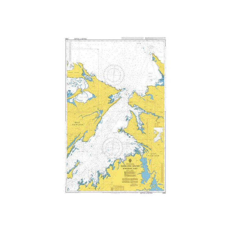 Admiralty - 2558 - Falkland Sound Northern Part