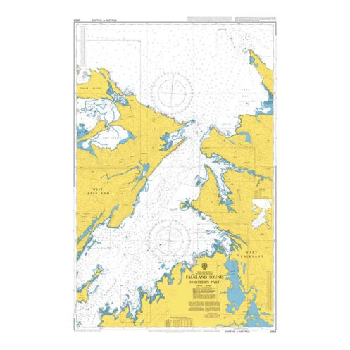 Admiralty - 2558 - Falkland Sound Northern Part