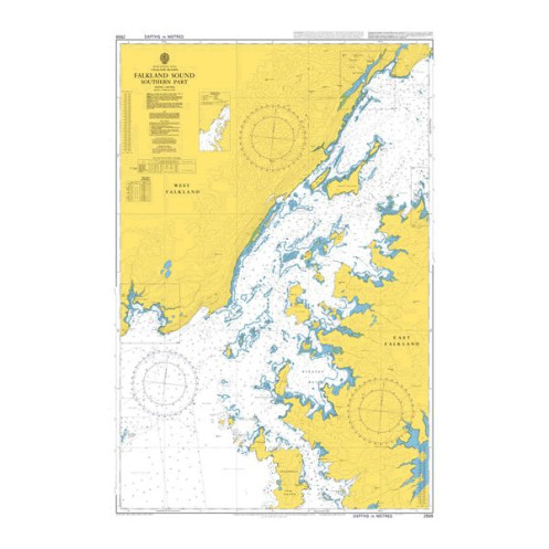 Admiralty - 2559 - carte marine - Détroit des Malouines, partie sud