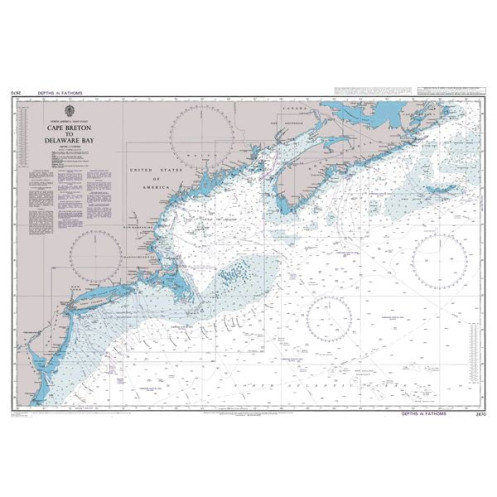 Admiralty - 2670 - Cape Breton to Delaware Bay