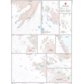 Danish Hydrographic Office - 1251 - Groenland Vestkyst. Havneplaner