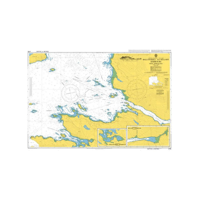 Admiralty - 2706 - Ballynakill and Killary Harbours with Approaches
