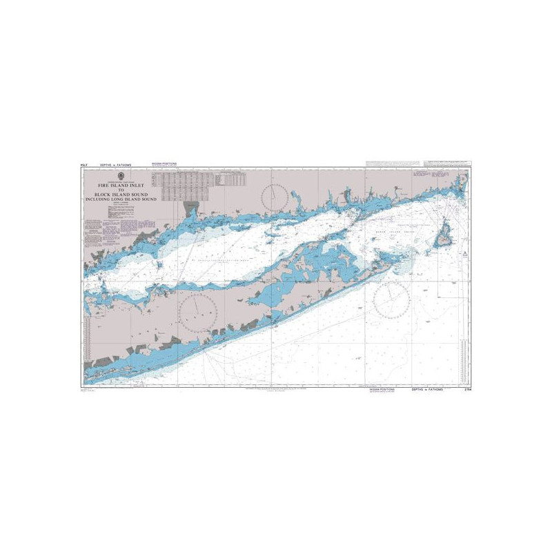 Admiralty - 2754 - Fire Island Inlet to Block Island Sound including Long Island Sound