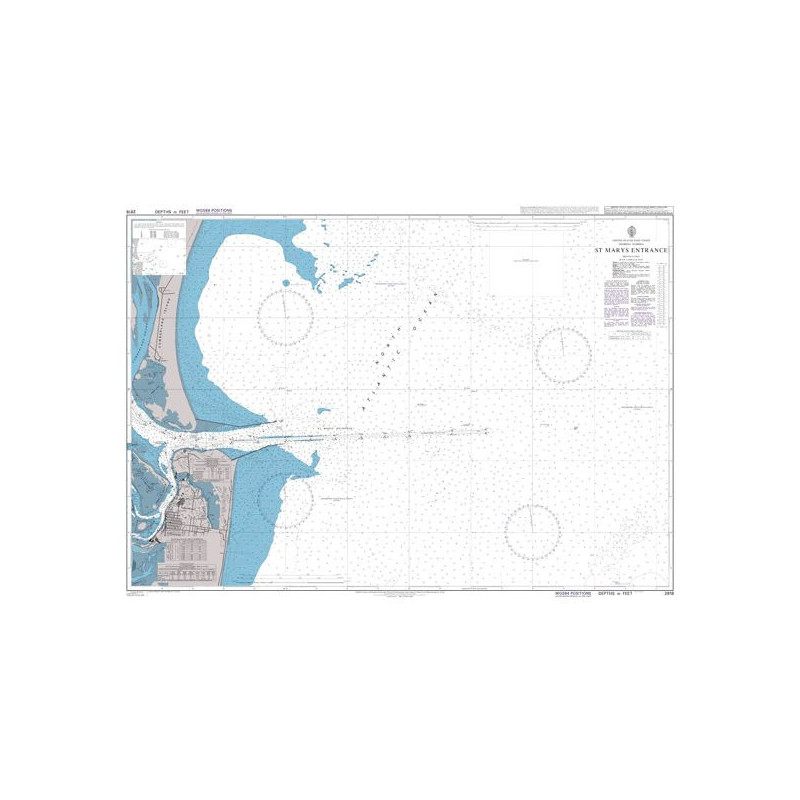 Admiralty - 2818 - nautical chart - St Marys Entrance