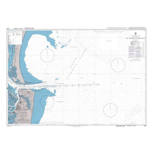 Admiralty - 2818 - nautical chart - St Marys Entrance