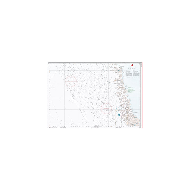 Danish Hydrographic Office - 1700 - Groenland Vestkyst. Proven - Holms o
