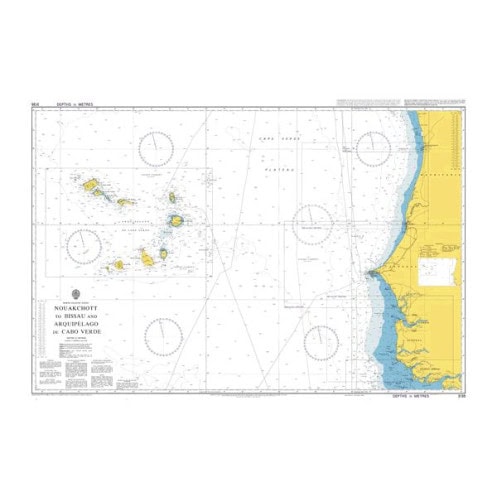 Admiralty - 3135 - nautical chart - Nouakchott to Bissau and Arquipelago De Cabo Verde