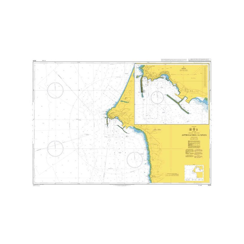 Admiralty - 3224 - Approaches to Sines