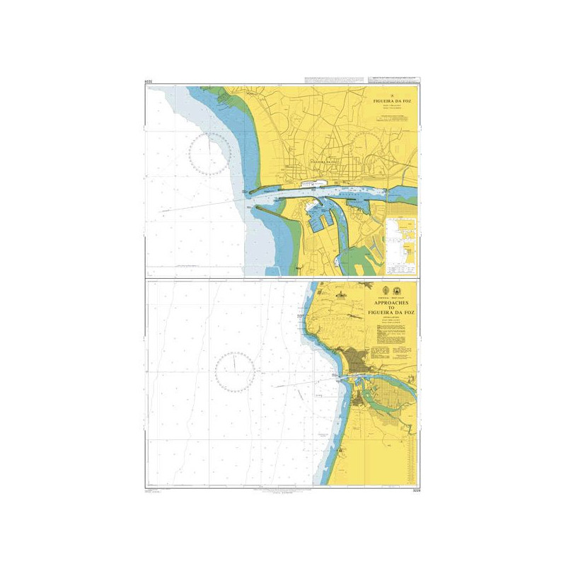 Admiralty - 3228 - Approaches to Figueira da Foz