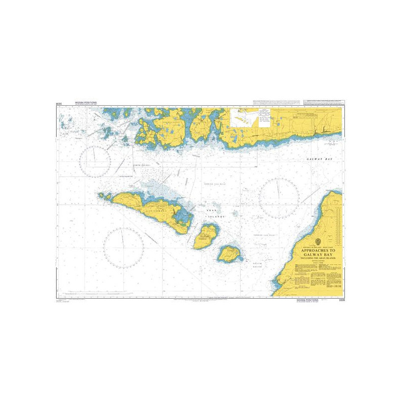 Admiralty - 3339 - Approaches to Galway Bay including the Aran Islands