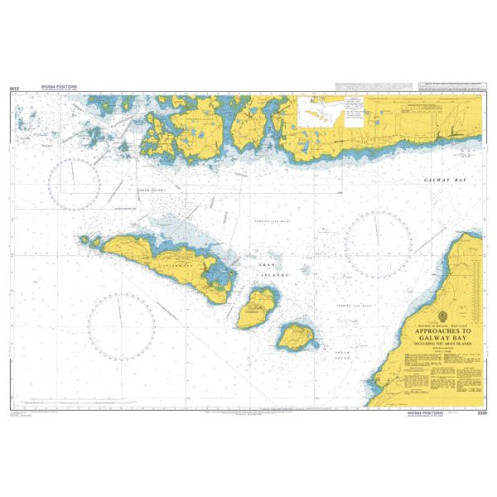 Admiralty - 3339 - Approaches to Galway Bay including the Aran Islands Admiralty - 3339 - Approaches to Galway Bay including the Aran Islands