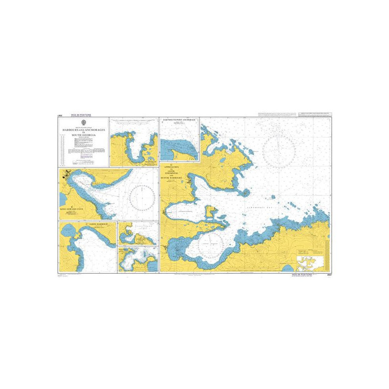 Admiralty - 3587 - nautical chart - Harbours and Anchorages in South Georgia