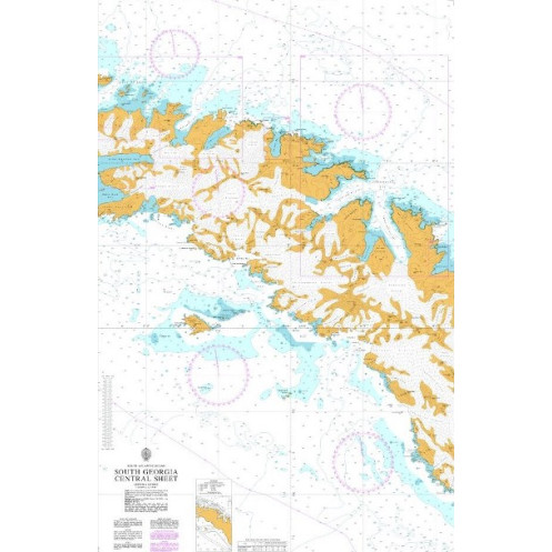 Admiralty - 3595 - South Georgia Central Sheet