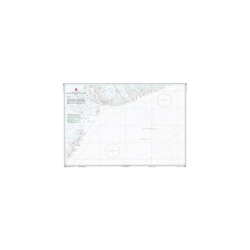 Danish Hydrographic Office - 2400 - Groenland ostkyst. Kap Gustav Holm - Kap Vedel
