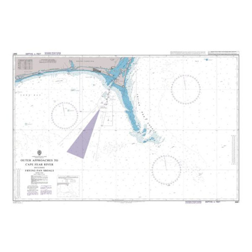 Admiralty - 3687 - Outer Approaches to Cape Fear River including Frying Pan Shoals Admiralty - 3687 - Outer Approaches to Cape Fear River including Frying Pan Shoals