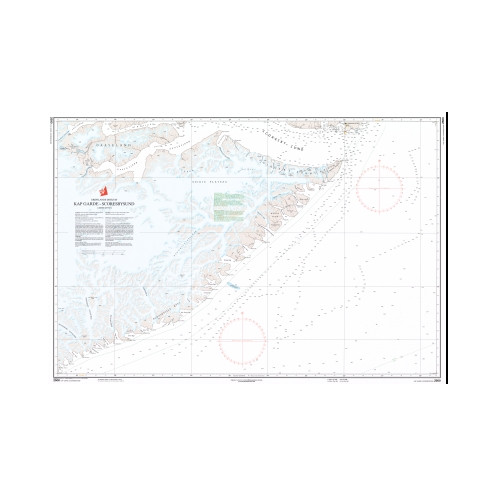 Danish Hydrographic Office - 2500 - Groenland Østkyst. Kap Garde – Scoresbysund