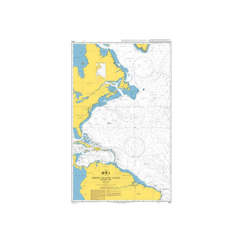 Admiralty - 4013 - North Atlantic Ocean Western Part