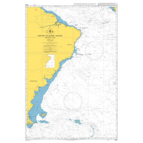 Admiralty - 4020 - South Atlantic Ocean Western Part Admiralty - 4020 - South Atlantic Ocean Western Part