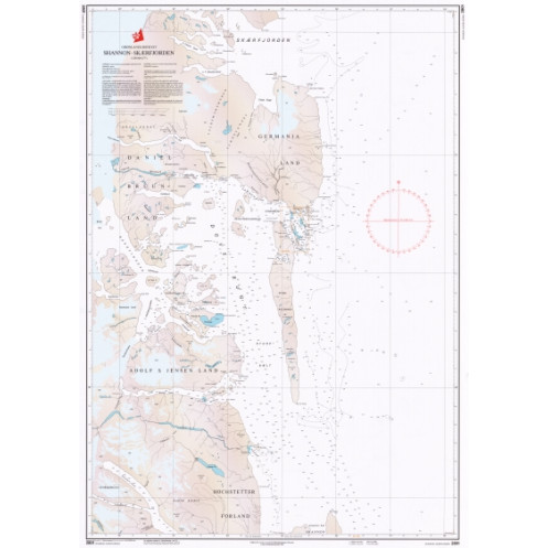 Danish Hydrographic Office - 2801 - Groenland Østkyst. Shannon – Skærfjorden