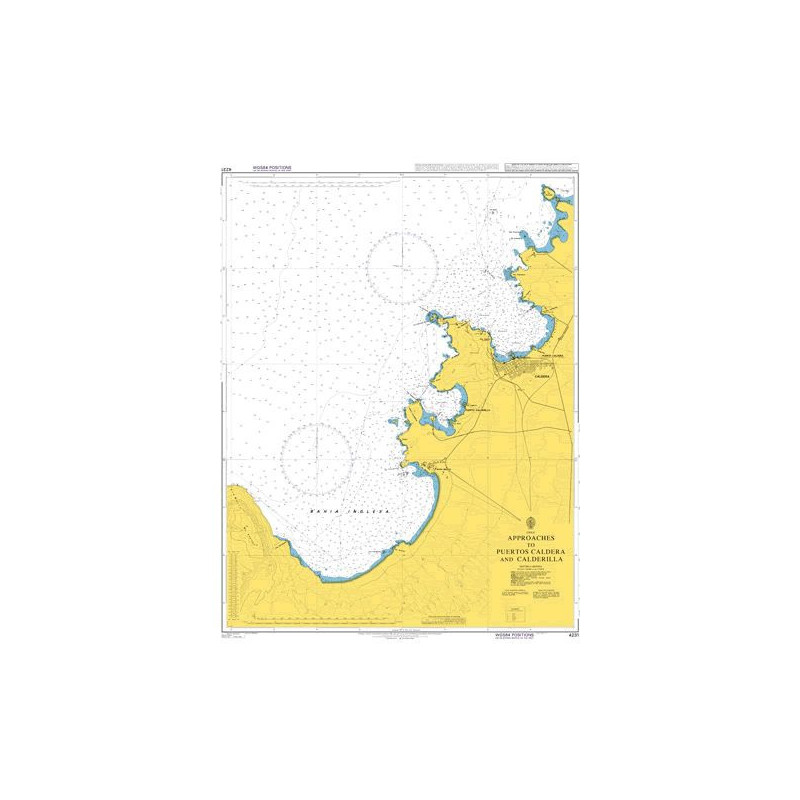Admiralty - 4231 - Approaches to Puertos Caldera and Calderilla