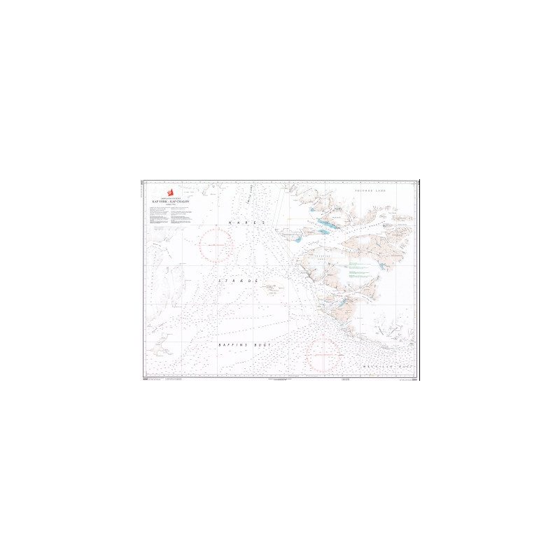 Danish Hydrographic Office - 3200 - Groenland Vestkyst. Kap York - Kap Chalon