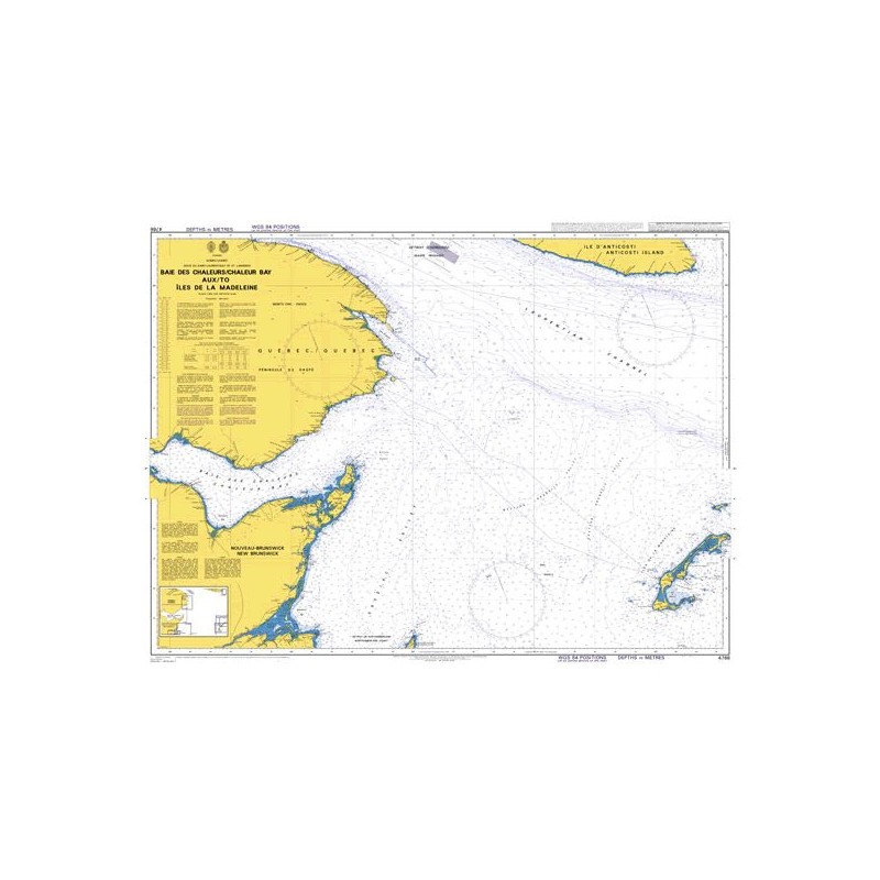 Admiralty - 4766 - Baie des Chaleurs/Chaleur Bay aux/to Iles de la Madeleine
