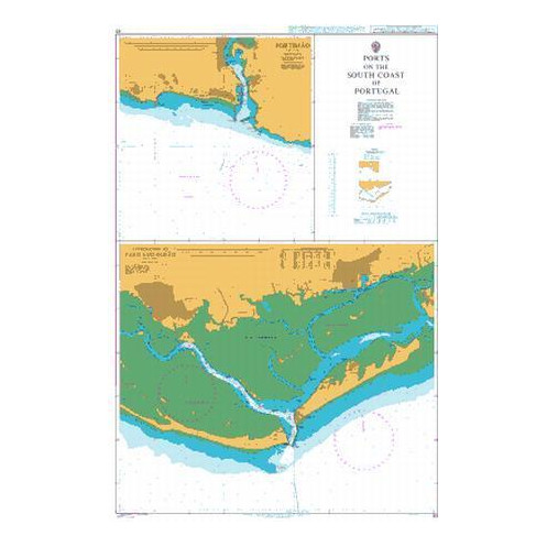 Admiralty - 83 - Ports on the South Coast of Portugal