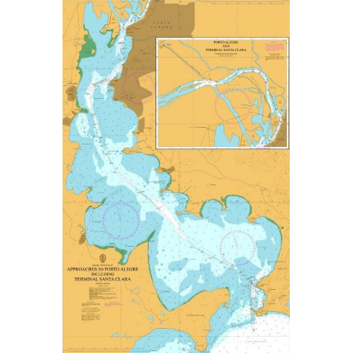 Admiralty - 582 - Approaches to Porto Alegre including Terminal Santa Clara