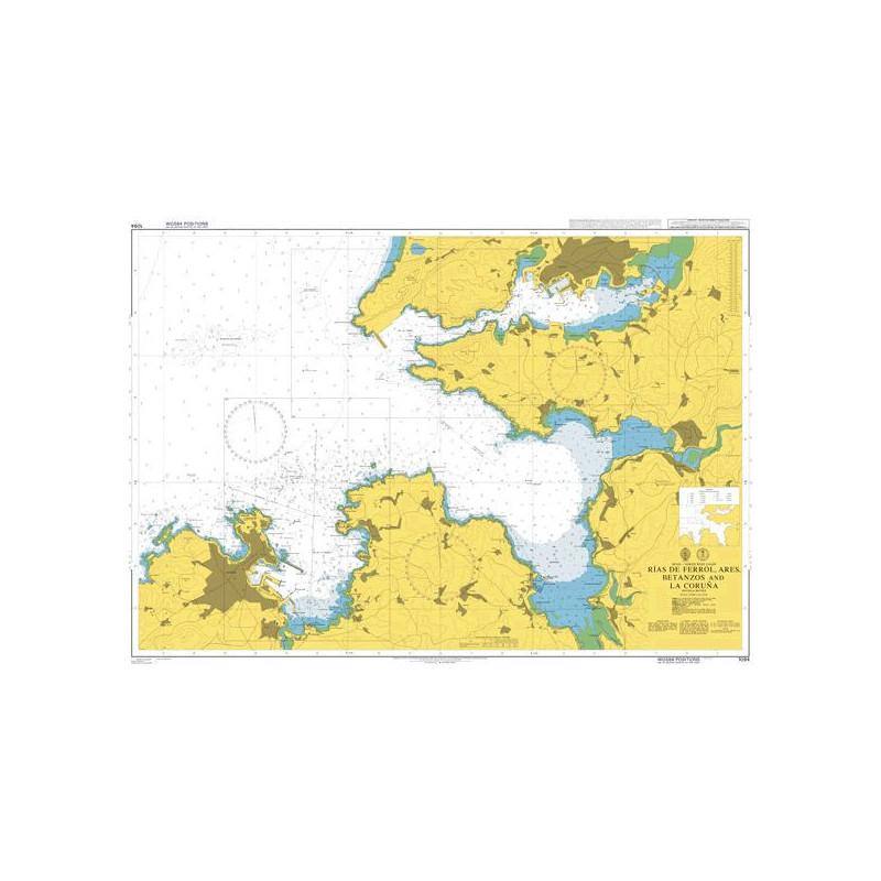 Admiralty - 1094 - Rias de Ferrol, Ares, Betanzos and La Coruna