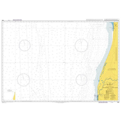 Admiralty - 1662 - carte marine - De Nouakchott à Saint-Louis