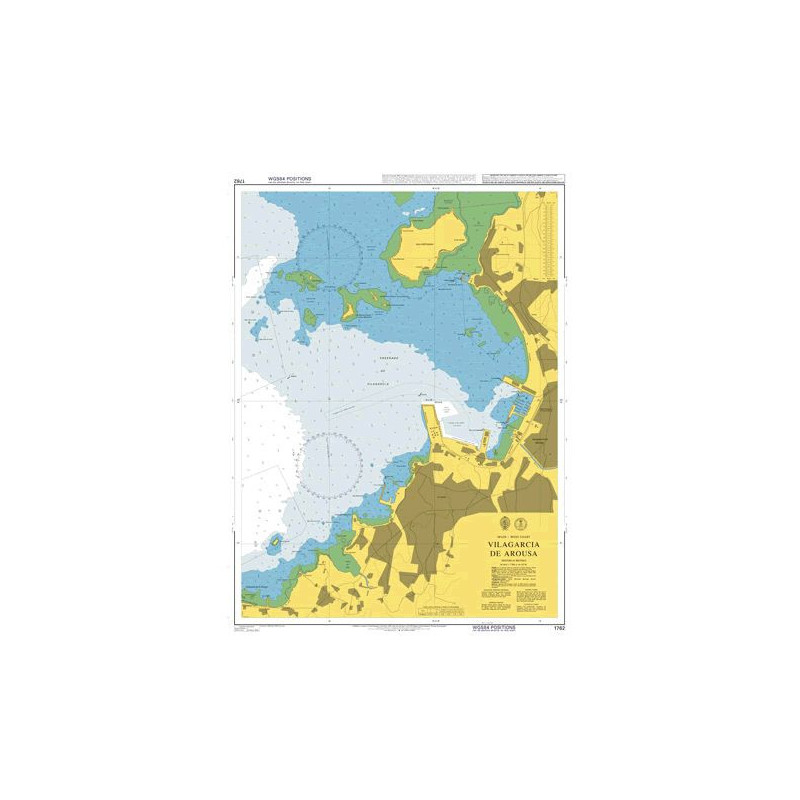 Admiralty - 1762 - carte marine - Vilagarcia de Arousa