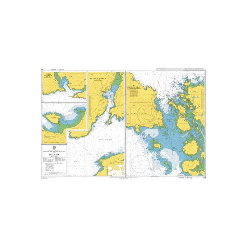 Admiralty - 2792 - Plans on the North - West Coast of Ireland